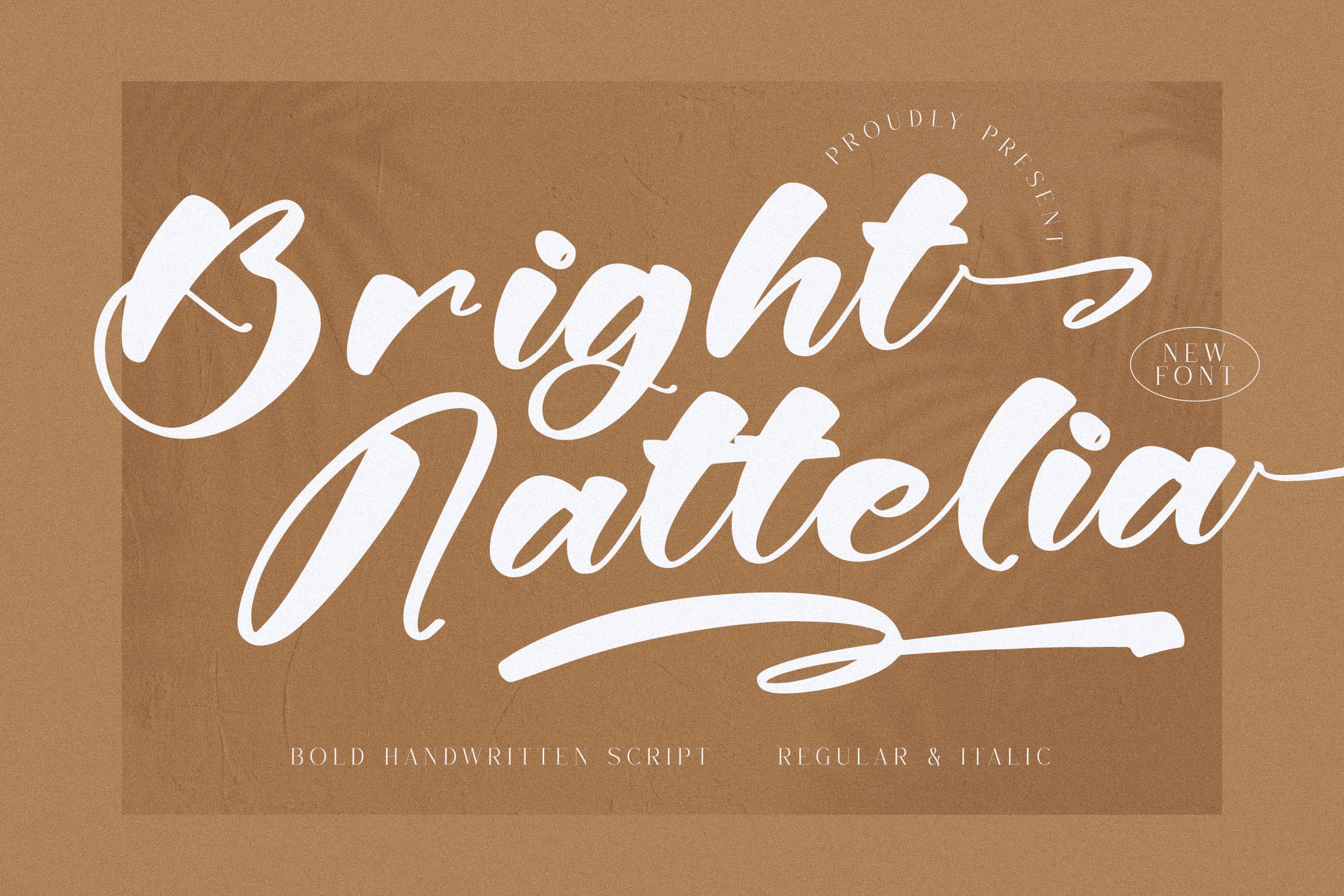 Przykład czcionki Bright Nattelia